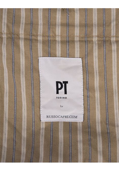 Pantaloni Superslim In Gabardina Stretch Cammello PT TORINO | DT01Z00CL1-GL04Y101